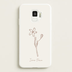 Inner Peace  - Clean Girl Aesthetic Phone Case for Galaxy S9