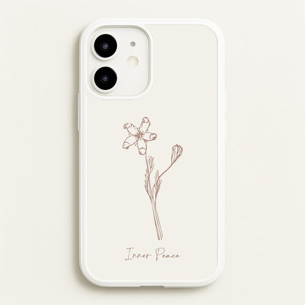 Inner Peace  - Clean Girl Aesthetic Phone Case for iPhone 12 / 12 Pro