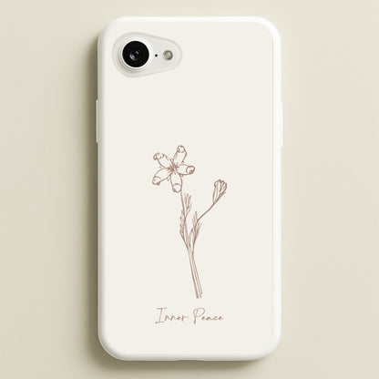 Inner Peace  - Clean Girl Aesthetic Phone Case for iPhone 16e