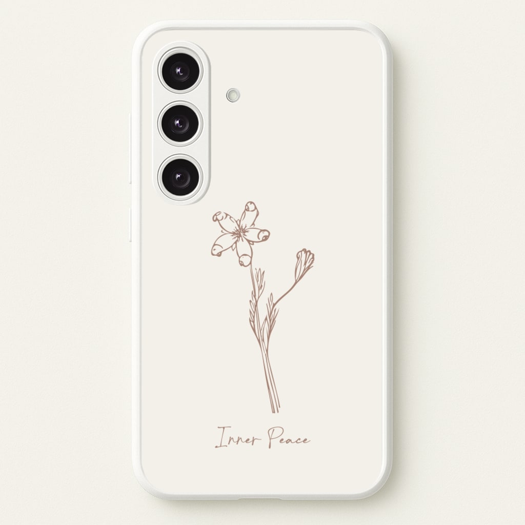 Inner Peace  - Clean Girl Aesthetic Phone Case for Galaxy S24 Plus