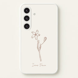 Inner Peace  - Clean Girl Aesthetic Phone Case for Galaxy S24 Plus