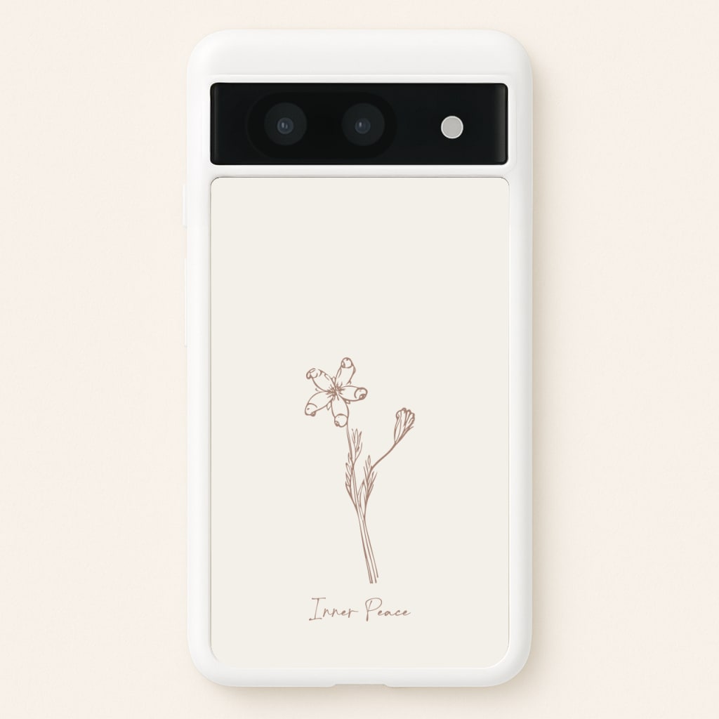 Inner Peace  - Clean Girl Aesthetic Phone Case for Google Pixel 8a