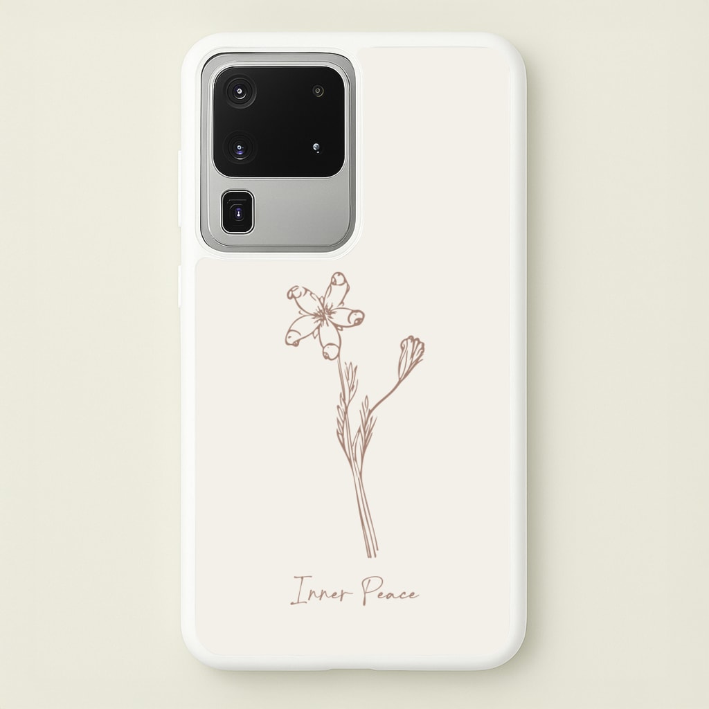 Inner Peace  - Clean Girl Aesthetic Phone Case for Galaxy S20 Ultra