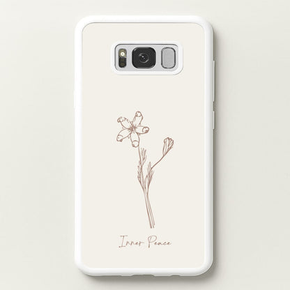 Inner Peace  - Clean Girl Aesthetic Phone Case for Galaxy S8 Plus