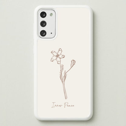 Inner Peace  - Clean Girl Aesthetic Phone Case for Galaxy Note 20