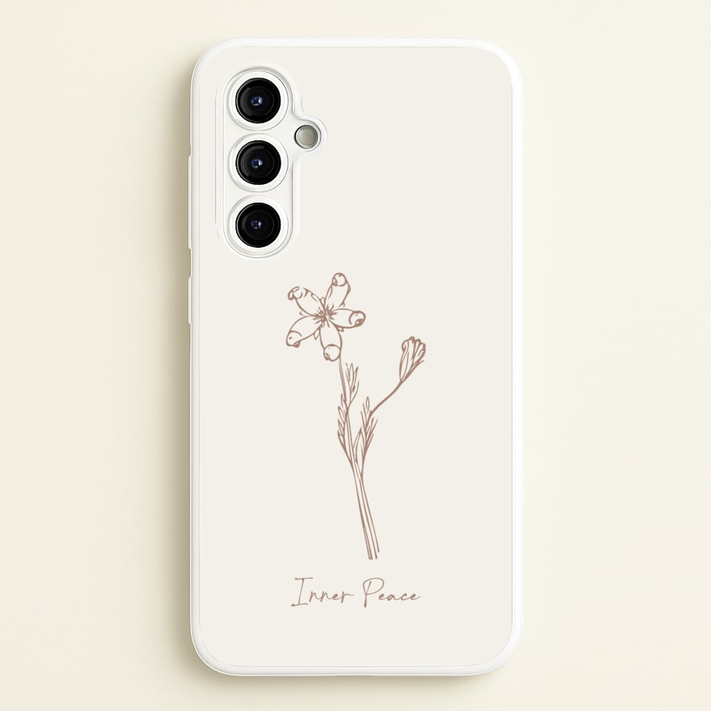 Inner Peace  - Clean Girl Aesthetic Phone Case for Galaxy A54