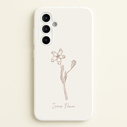 Inner Peace  - Clean Girl Aesthetic Phone Case for Galaxy A54