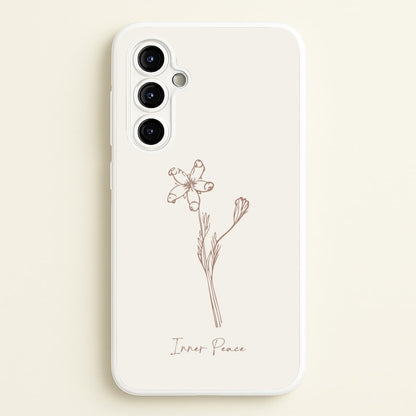 Inner Peace  - Clean Girl Aesthetic Phone Case for Galaxy A54