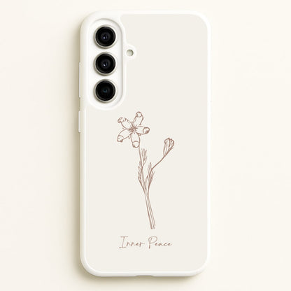 Inner Peace  - Clean Girl Aesthetic Phone Case for Galaxy A56