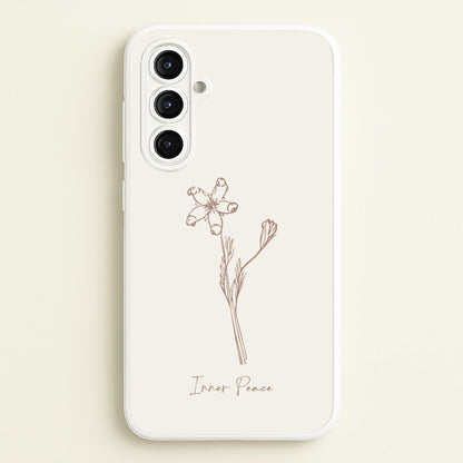 Inner Peace  - Clean Girl Aesthetic Phone Case for Galaxy A16