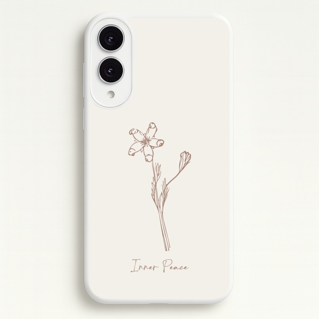 Inner Peace  - Clean Girl Aesthetic Phone Case for Galaxy S25 Edge