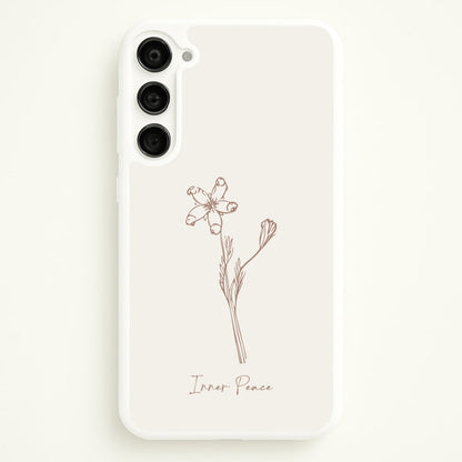 Inner Peace  - Clean Girl Aesthetic Phone Case for Galaxy S23 Plus