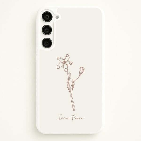 Inner Peace  - Clean Girl Aesthetic Phone Case for Galaxy S23 Plus