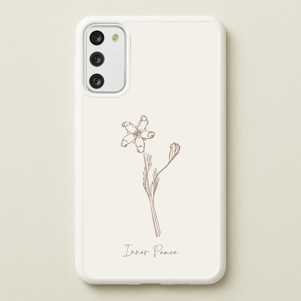 Inner Peace  - Clean Girl Aesthetic Phone Case for Galaxy S20
