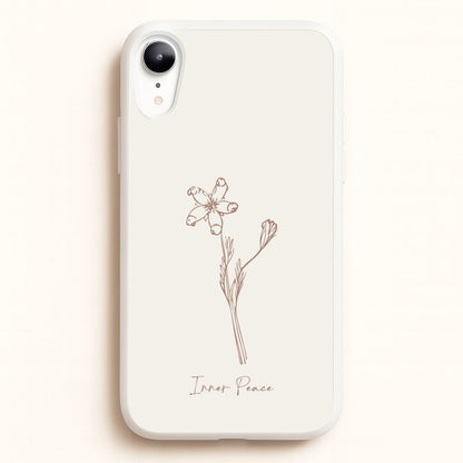 Inner Peace  - Clean Girl Aesthetic Phone Case for iPhone XR