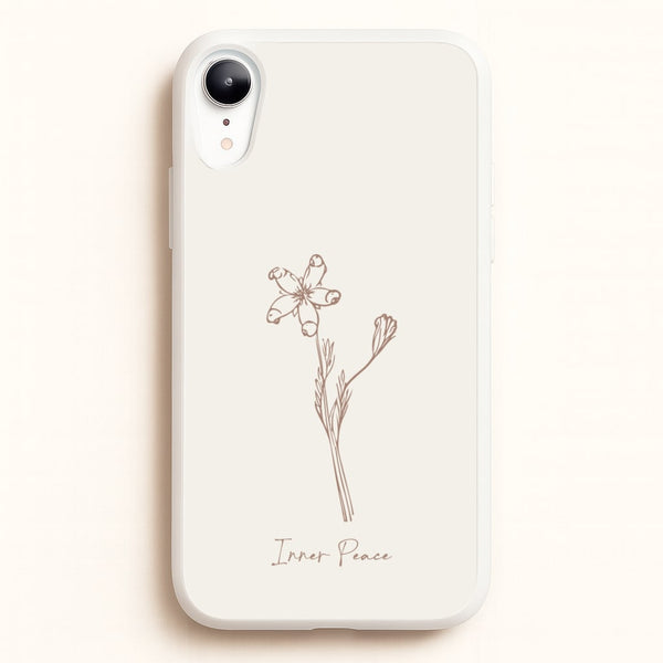 Inner Peace  - Clean Girl Aesthetic Phone Case for iPhone XR