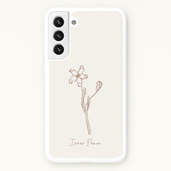 Inner Peace  - Clean Girl Aesthetic Phone Case for Galaxy S21FE