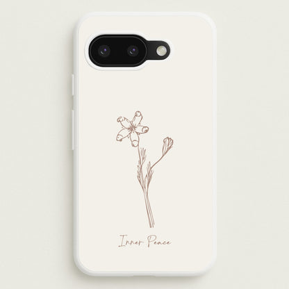 Inner Peace  - Clean Girl Aesthetic Phone Case for Google Pixel 9a