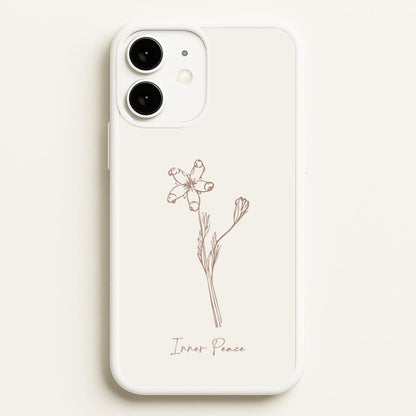 Inner Peace  - Clean Girl Aesthetic Phone Case for iPhone 11