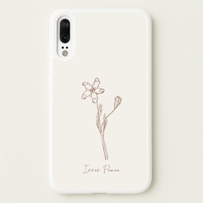 Inner Peace  - Clean Girl Aesthetic Phone Case for Huawei P20