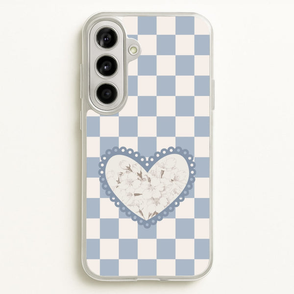 Doily Flower  - Clean Girl Aesthetic Phone Case for Galaxy A56