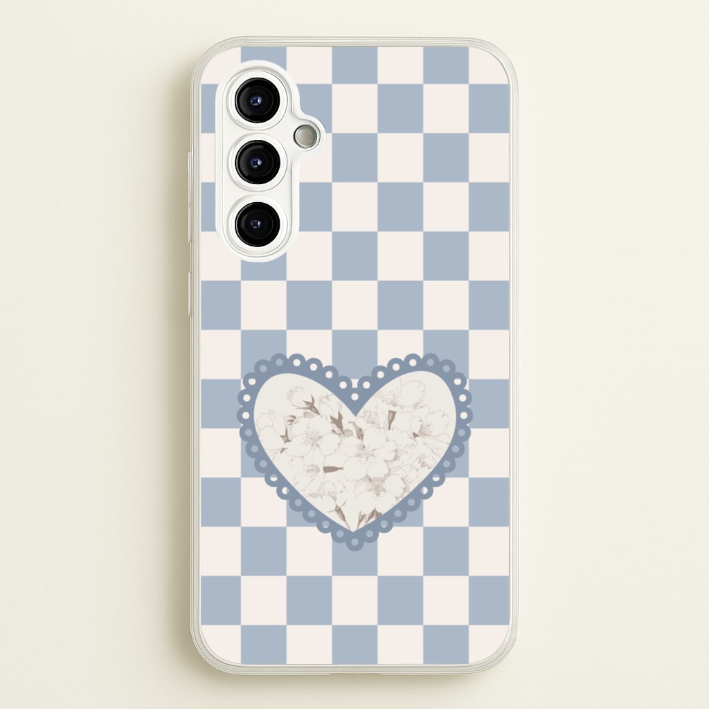 Doily Flower  - Clean Girl Aesthetic Phone Case for Galaxy A54