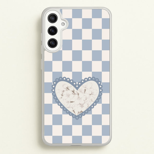 Doily Flower  - Clean Girl Aesthetic Phone Case for Galaxy A36