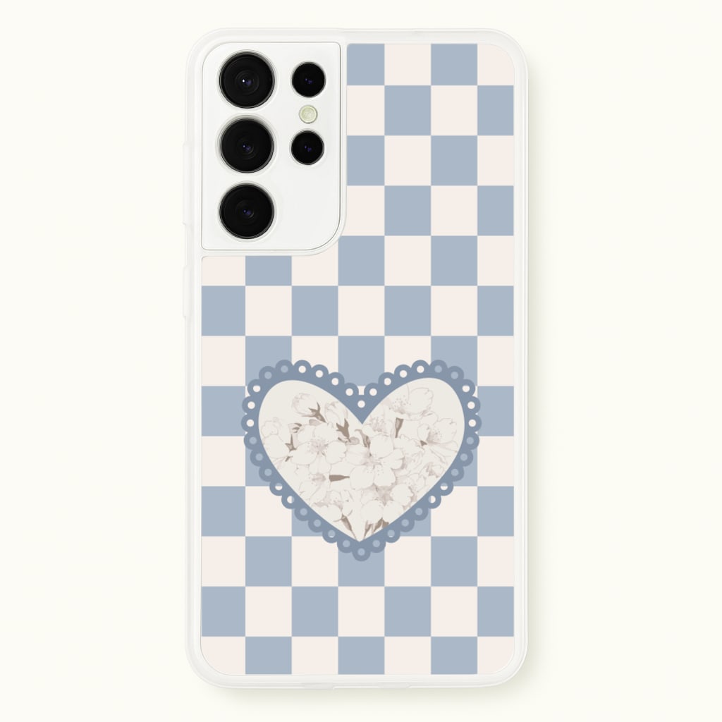 Doily Flower  - Clean Girl Aesthetic Phone Case for Galaxy S21 Ultra