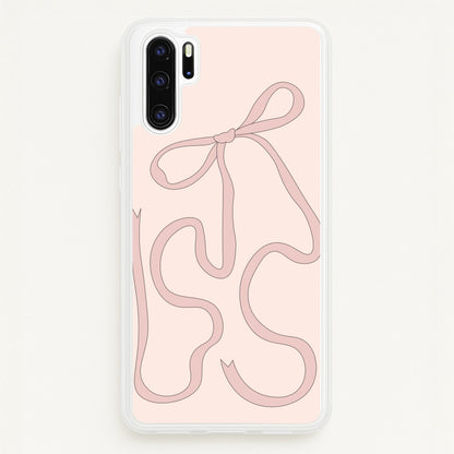 Pink Ribbon  - Clean Girl Aesthetic Phone Case for Huawei P30 Pro