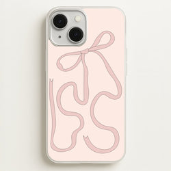 Pink Ribbon  - Clean Girl Aesthetic Phone Case for iPhone 13 Mini
