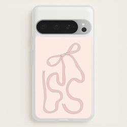 Pink Ribbon  - Clean Girl Aesthetic Phone Case for Google Pixel 9 Pro XL