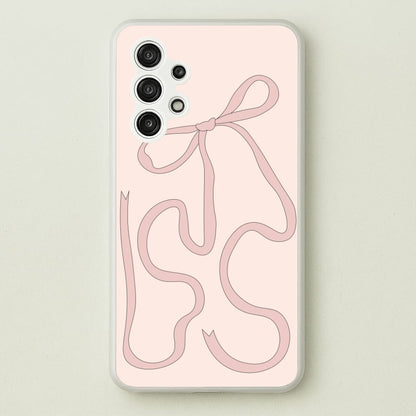 Pink Ribbon  - Clean Girl Aesthetic Phone Case for Galaxy A13