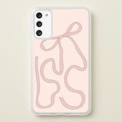 Pink Ribbon  - Clean Girl Aesthetic Phone Case for Galaxy S20