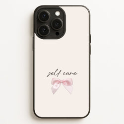 Self Care  - Clean Girl Aesthetic Phone Case for iPhone 16 Pro Max