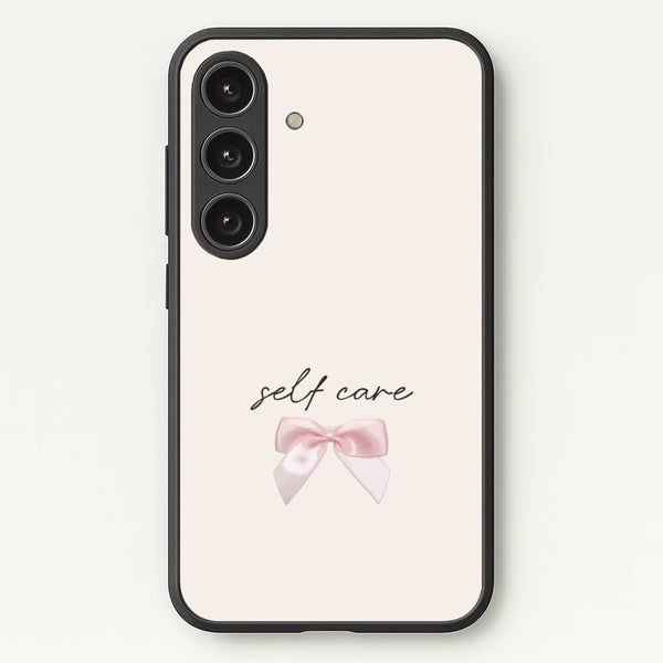 Self Care  - Clean Girl Aesthetic Phone Case for Galaxy S24 Plus