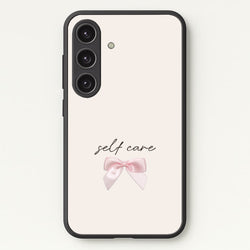 Self Care  - Clean Girl Aesthetic Phone Case for Galaxy S24