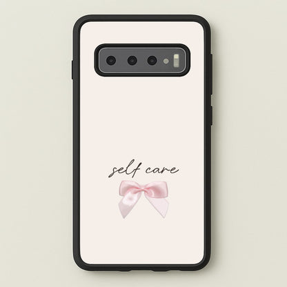 Self Care  - Clean Girl Aesthetic Phone Case for Galaxy S10 Plus