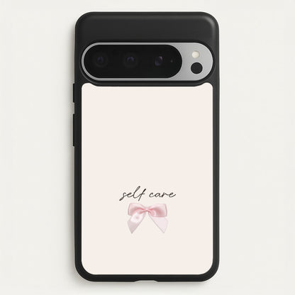 Self Care  - Clean Girl Aesthetic Phone Case for Google Pixel 9 Pro XL