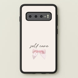 Self Care  - Clean Girl Aesthetic Phone Case for Galaxy S10