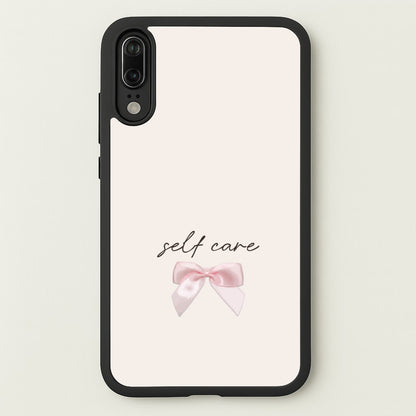 Self Care  - Clean Girl Aesthetic Phone Case for Huawei P20