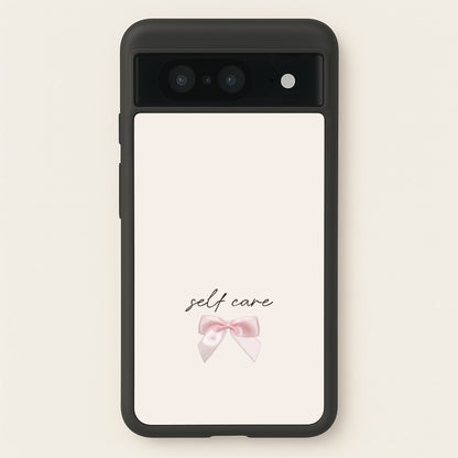 Self Care  - Clean Girl Aesthetic Phone Case for Google Pixel 8