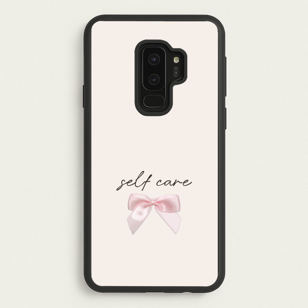 Self Care  - Clean Girl Aesthetic Phone Case for Galaxy S9 Plus