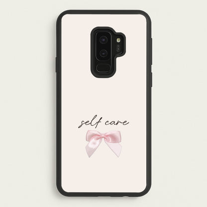 Self Care  - Clean Girl Aesthetic Phone Case for Galaxy S9 Plus
