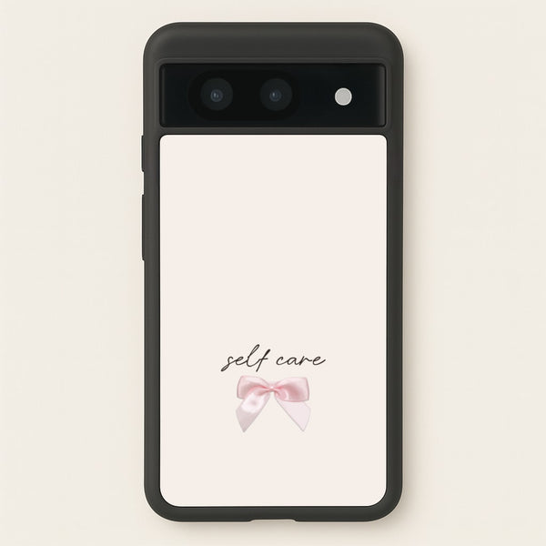 Self Care  - Clean Girl Aesthetic Phone Case for Google Pixel 8a