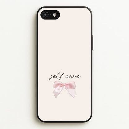 Self Care  - Clean Girl Aesthetic Phone Case for iPhone 5 / 5s / SE 2016