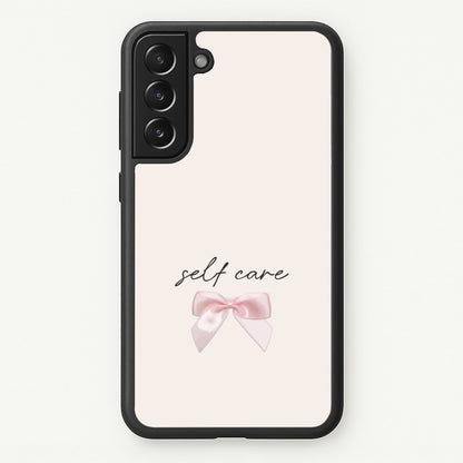 Self Care  - Clean Girl Aesthetic Phone Case for Galaxy S21FE
