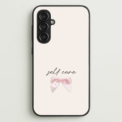 Self Care  - Clean Girl Aesthetic Phone Case for Galaxy S23FE