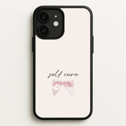 Self Care  - Clean Girl Aesthetic Phone Case for iPhone 11