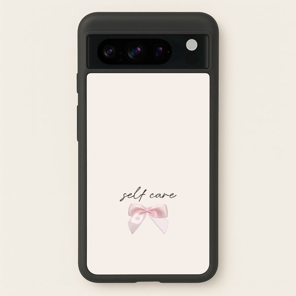 Self Care  - Clean Girl Aesthetic Phone Case for Google Pixel 8 Pro