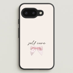 Self Care  - Clean Girl Aesthetic Phone Case for Google Pixel 9a